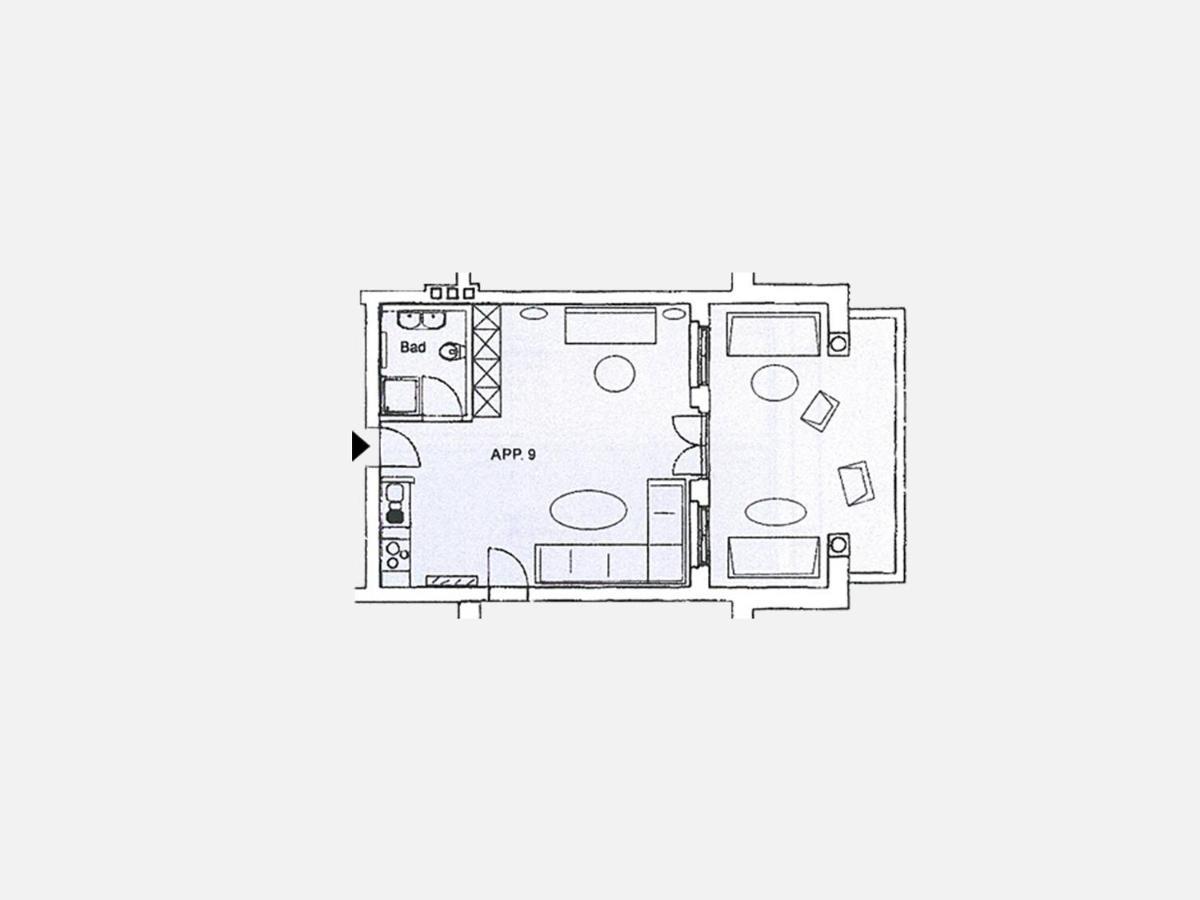 1-Raum-Appartement mit Balkon Ik9 Heringsdorf  Buitenkant foto